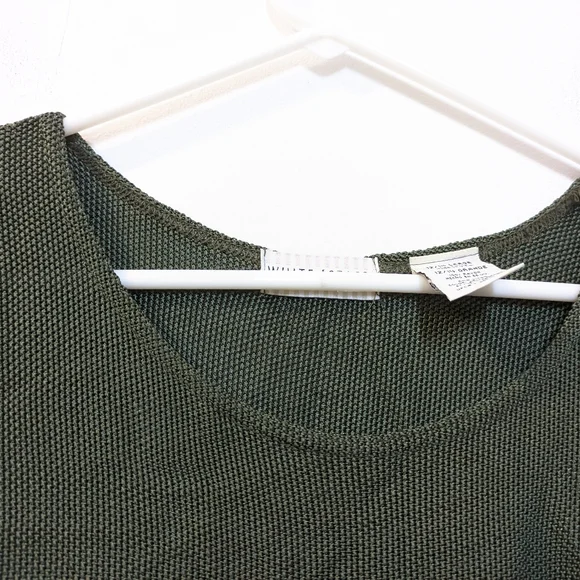 White Stag Green Woven Tank Top, Women's Large 12/14 - Picture 5 of 7